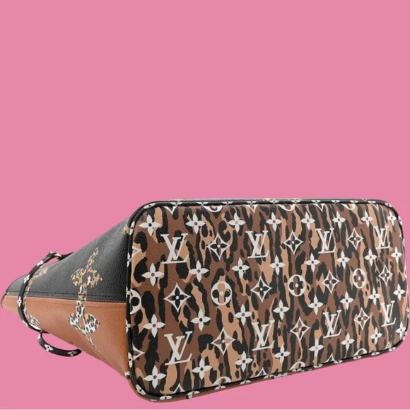 Louis Vuitton Monogram Giant Jungle Neverfull MM Black - Picture 3 of 8